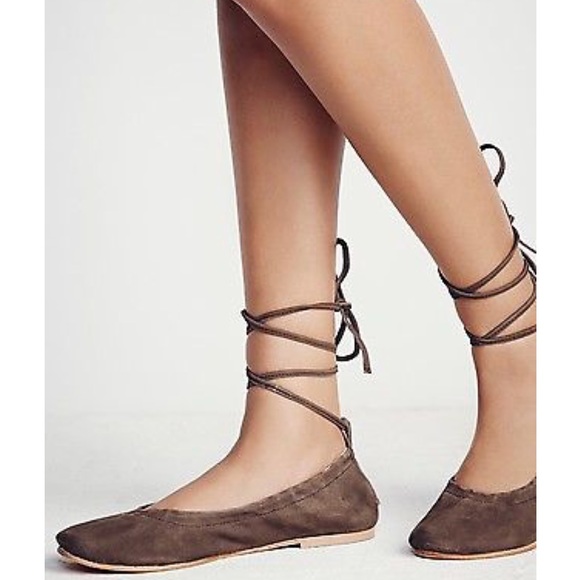 Free People Shoes - Free People | Suede Leather Ballet Flats 37 7